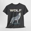 Nature Inspired Wolf Howling Tee - Unisex Graphic T-Shirt for Everyday Wear