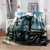 HD Man Truck Lorry 3D Печать Мягкие фланелевые одеяла, Плед Удобное одеяло для пикника Кровати Диваны Дома Спальня Подарки