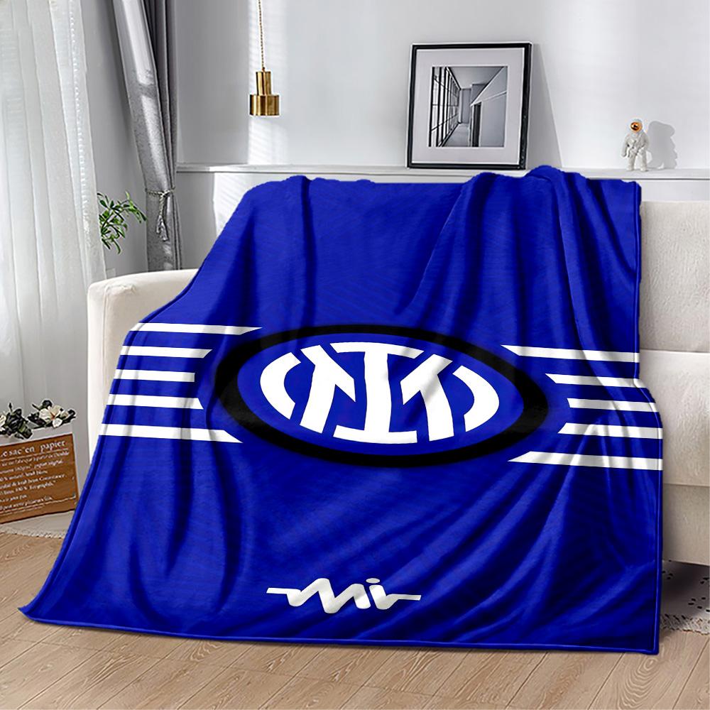 Inter Milan Blanket Soft Warm Cozy Great For Livingroom Chair Office Chair Allseason Use Warmthful Decor Ideal Gift For Friends Family Couples Picnic