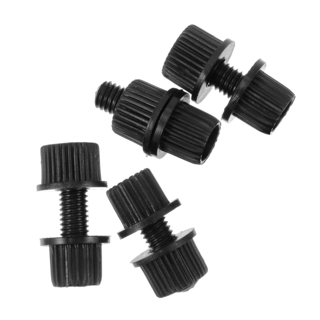 4 Pcs Screws for License Plate Motorcycle Bolts Fastener Motorbike Fastenings Frame