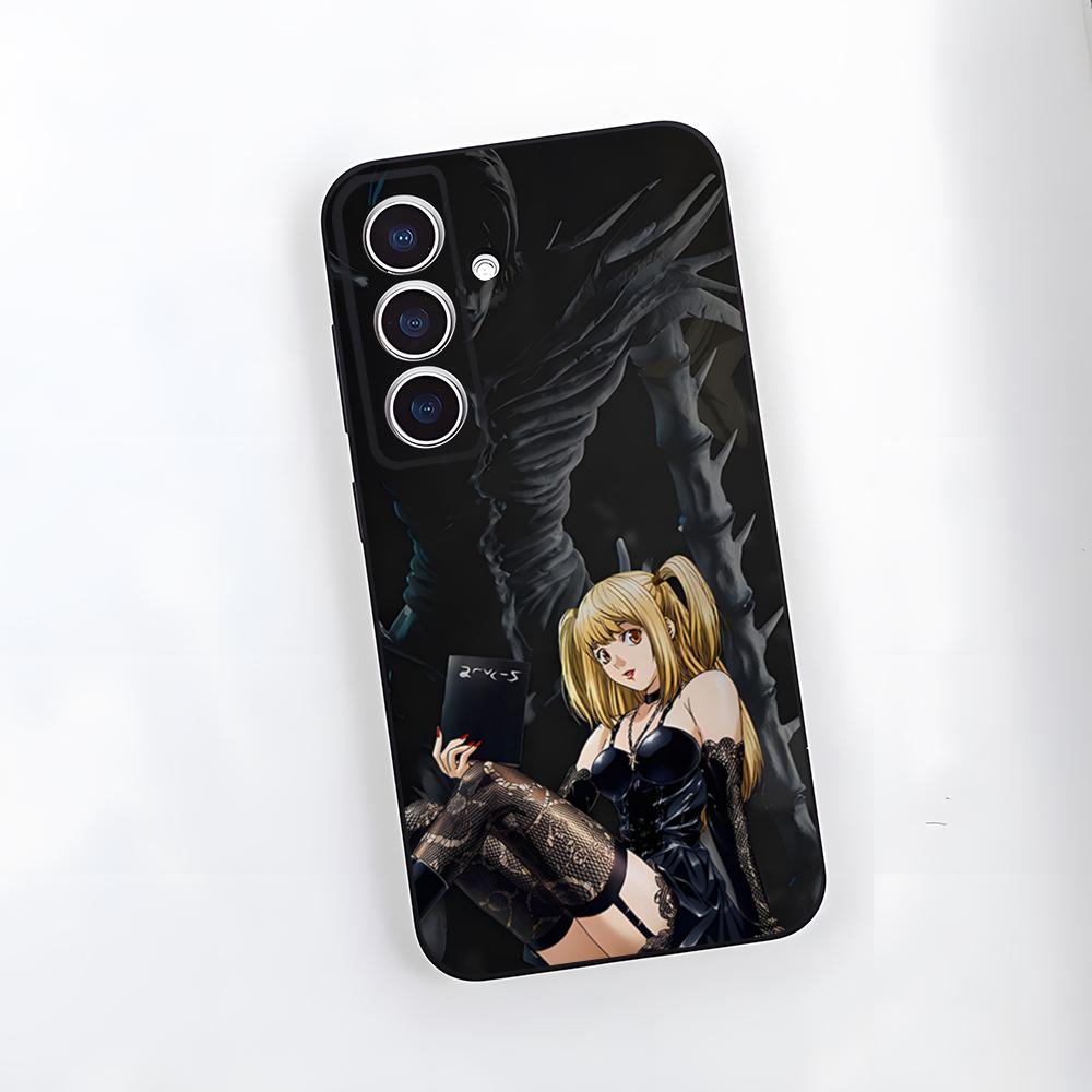 Чехол для телефона D-Death Note для Samsung S25 Plus S20 S20 Plus S22 Ultra S23 FE S21 Plus S21 Ultra Мягкий чехол