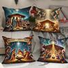 Christmas Decoration Pillow Cover Home Living Room Sofa Cushion Cover Nordic Style Pillow