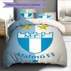 Malmö FF  Pattern Bedding Quilt Set Quilt Cover Pillowcase Home Decoration Birthday Gift (1 * duvet cover + 2 * pillowcase, without core)