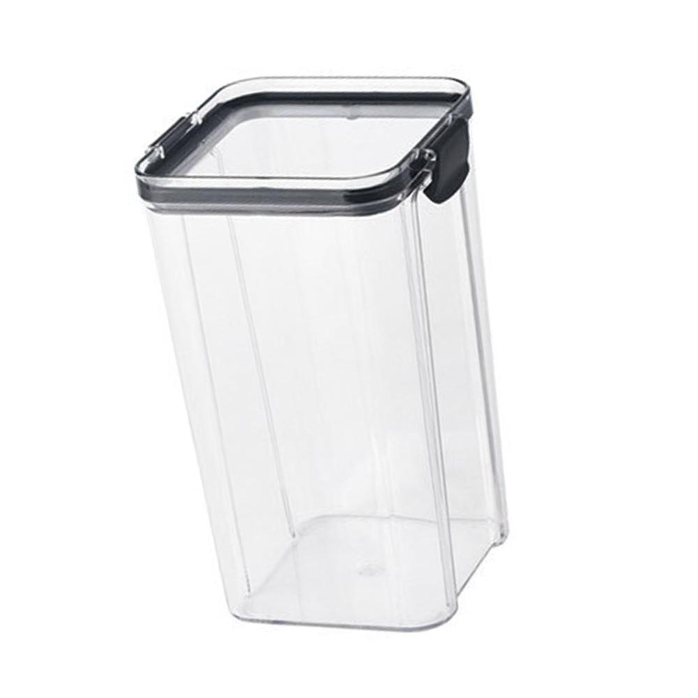1300ml Dry Food Storage Container Square Cereal Container Food Storage Canister Kitchen