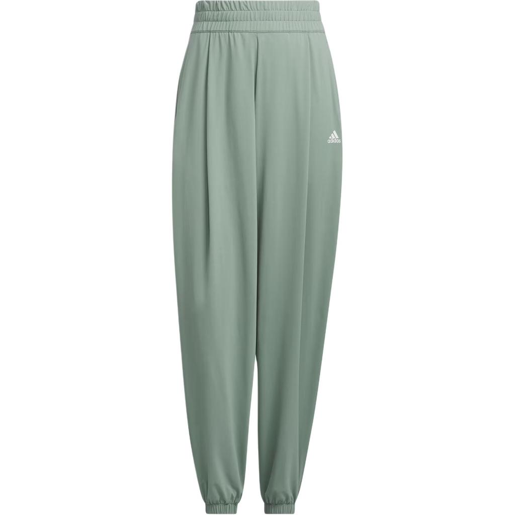 adidas Трикотажные брюки UPF Cool Sensation Sun Protection UPF50+ Quick-Dry Tapered Casual Pants Женские брюки Серебристо-серый зеленый JJ1340