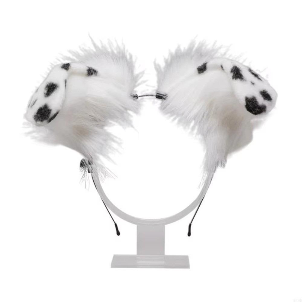 Furry Gothic Headband Animal Lolita Ears Headwear Practical Cosplay Headband  Children