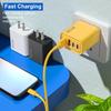 Зарядное устройство 120 Вт USB C PD Быстрая зарядка 4 порта Charge 3.0 Type C USB Зарядные устройства для телефона Адаптер быстрой зарядки Для iPhone Samsung Xiaomi Huawei