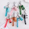 Милый брелок для ключей с изображением животных, брелок с буквами, телефон с изображением динозавра, смола, студент, креативная панда, девушки, женщины, модные подарки, уникальные
