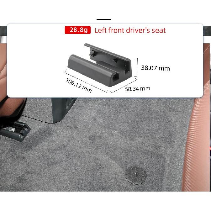 Upgraded LHD RHD Interior Car Front Left Right Seat Sliding Track Rail Trim Cover For BMW X5 X6 X7 G05 G06 G07 G18 2019-2025