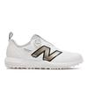 New Balance UGS2500 Spikeless Golf BOA Fresh and Size D 2E Shoes, Foam, Men's Women's, (White/Gold), 27.5 Cm,