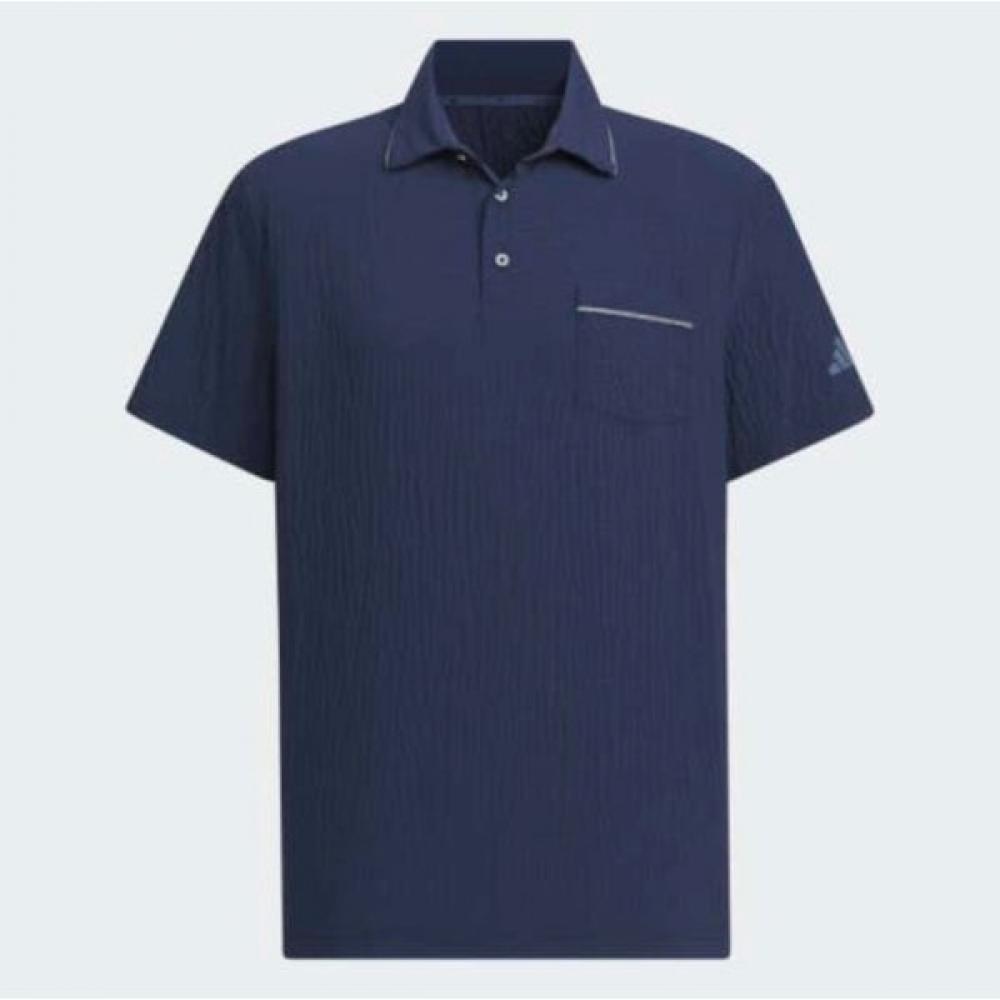 Adidas Golf Men S SeerSucker Polo T ShirT Jf6296