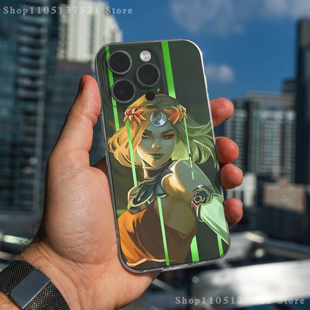 H-Hades ii Game Phone Case For iPhone 16,15,17,12,13,14,11 Max,Pro,Plus,X,XS,XR,SE4,E Mini Transparent Cover