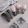 WTEMPO 3D Мини Крутые Клепки для Нейл-арта Смешанных Размеров Клепки-Конусы Шипы Заклепки для Ногтей Панк Стиль Шармы для Ногтей для Женщин DIY Поделки Маникюрные Принадлежности Аксессуары
