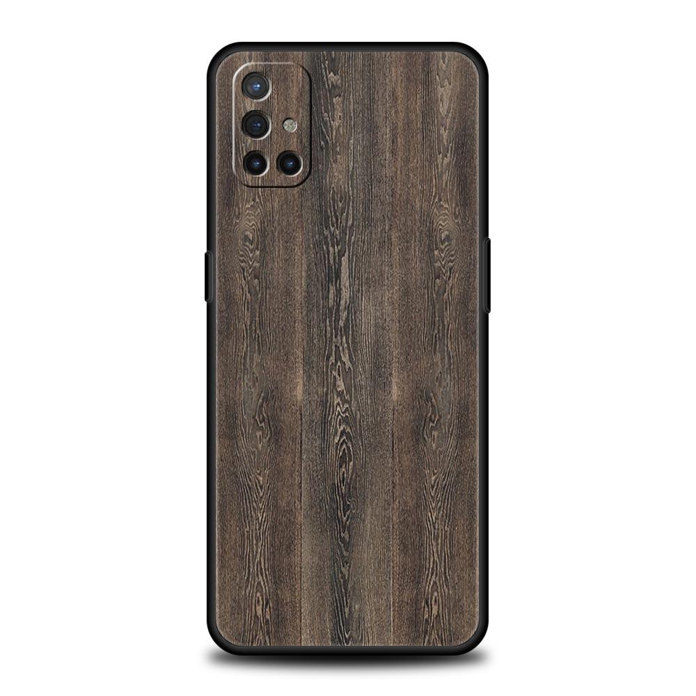 Carved Wood Cover For OnePlus 9 Pro 9T 9R 9RT 8T 8 7 6T 7T Z 5G Black Shell OnePlus Nord 2 CE N200 N10 5G N100 Soft Phone Case