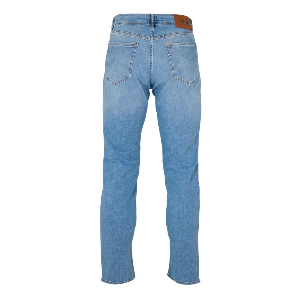 Boss Mens Maine Denim Tapered Leg Slim Jeans