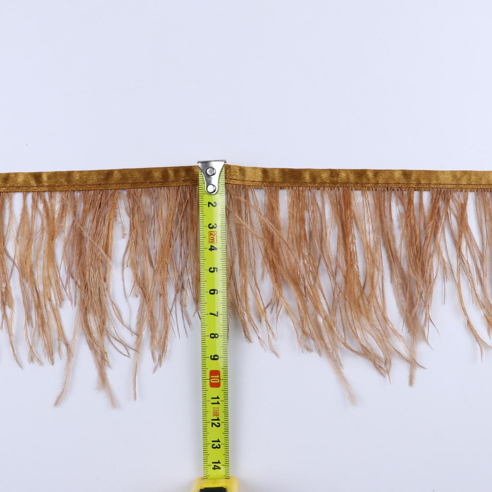 Feather8-10cm Light Purple Ostrich Feather Trims 1m 5m 10m for Crafts High Quality Plume Fringe Cosplay Festivals Clothing Ribbon Decor