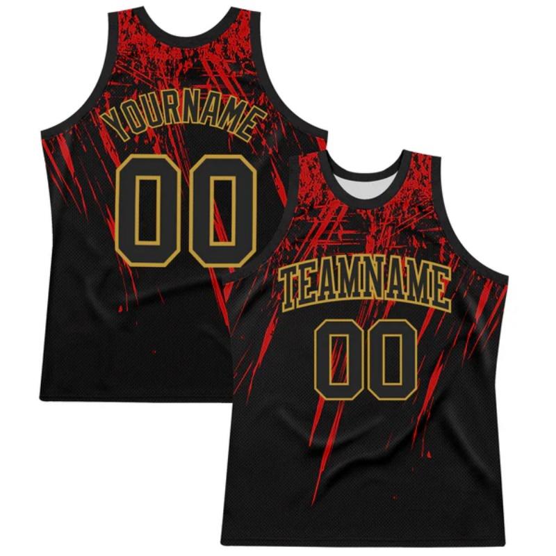 Trendy Custom Basketball Jersey Unique Cracked Line Pattern Sleeveless Vest Summer Fashion Sports T Shirt