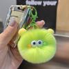 Новый настоящий мех кролика Рекс маленький угольный шарик имитация пряжки ключа автомобиля кулон помпон креативная кукла книга сумка кулон подарок