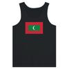 Débardeur - Drapeau des Maldives - Noir - 100% хлопок - Coupe ajustée - Mixte