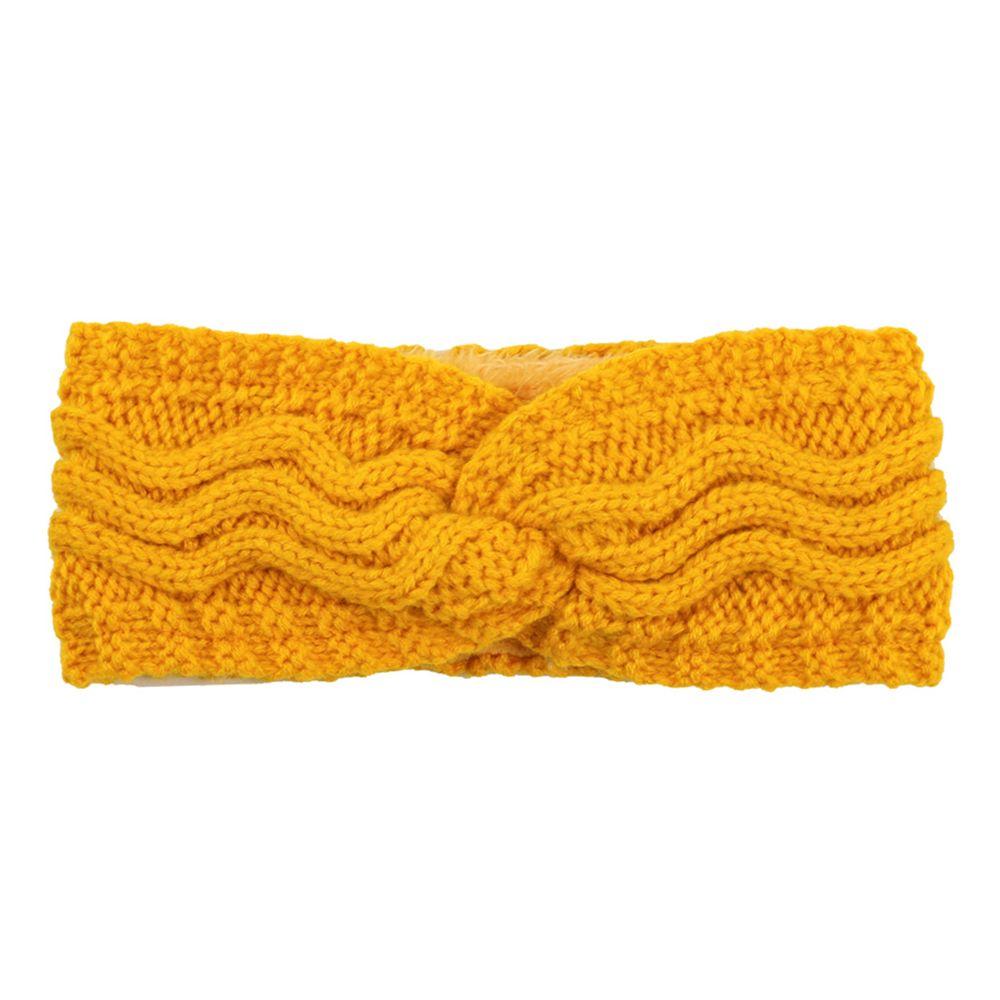 Soft Hair Accessories Knotted Stretch Turban Knitted Ear Warmer Hair Bands Headbands for Women
