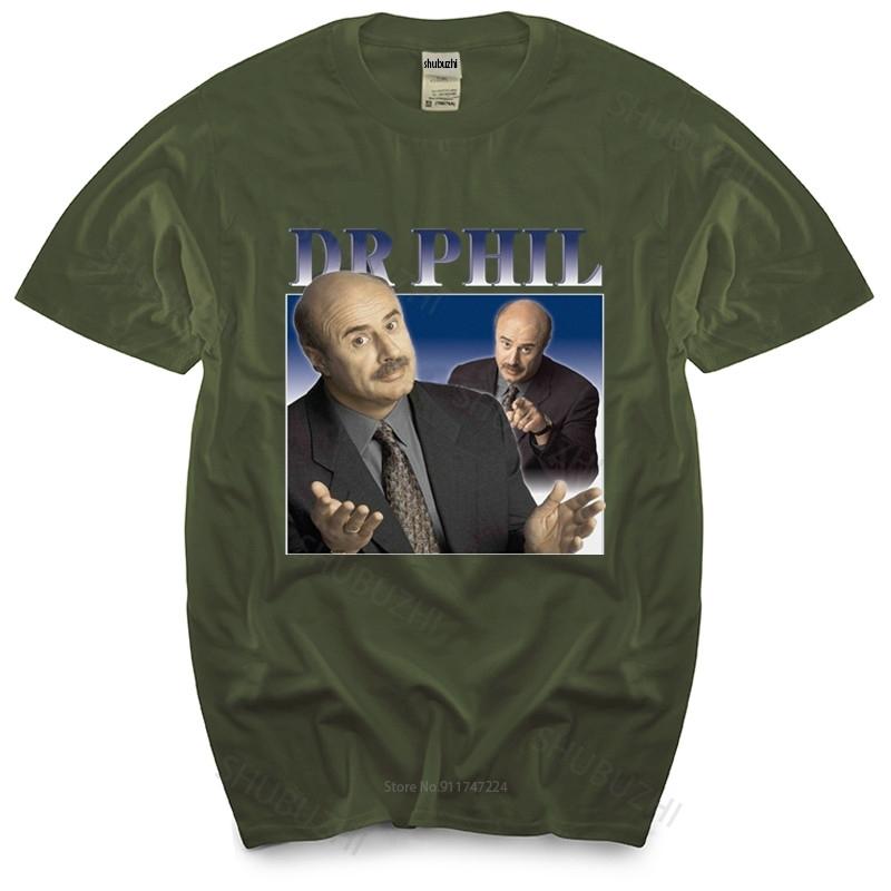 new fashion tshirt men crew neck tees Men T shirt VINTAGE Dr Phil Tee Black Women tshirt many color tops fashion unisex tees