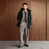 Jack&Jones Мужская пуховая куртка с капюшоном и вышивкой