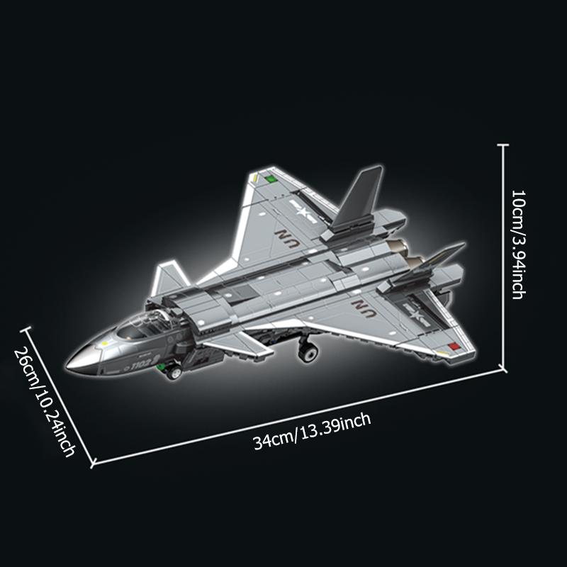 625 шт. Военная серия истребитель сборка строительные блоки MOC вооруженный самолет модель кирпичи самолет строительные наборы игрушки подарки