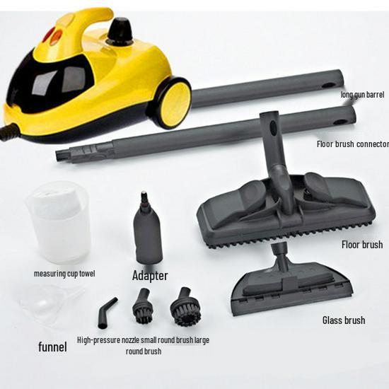 WJ528 Orsen Steam Cleaner Accessory Set: Round Brush, Copper Brush, Converter, Heating Plate