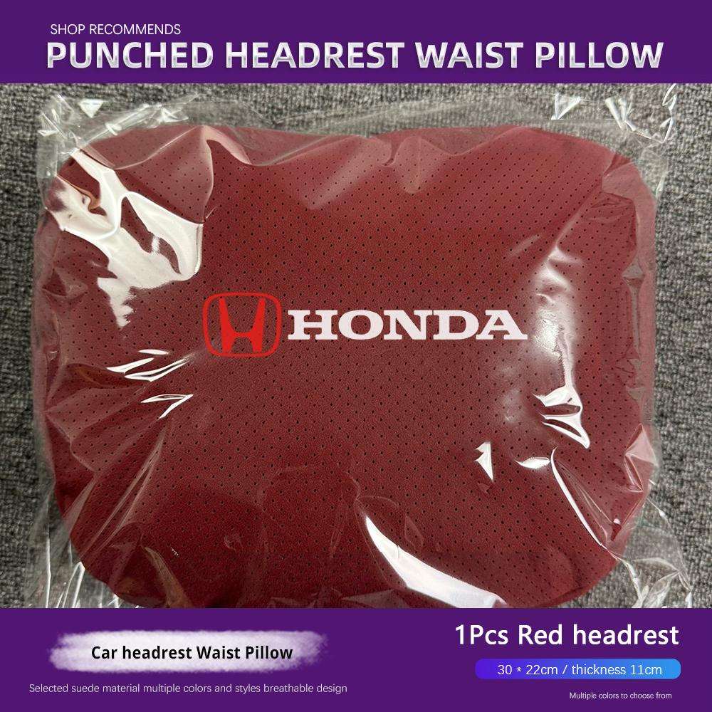 APO1 Honda Universal Car Headrest Neck Pillow Lumbar Support For Civic Accord Crosstour Spirior Odyssey Avancier UR-V Sienna Elysion