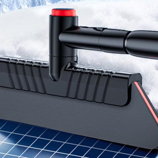 Раздвижная лопата для снега с пенопластовой рукояткой, скребками для льда и щеткой для снега для автомобиля