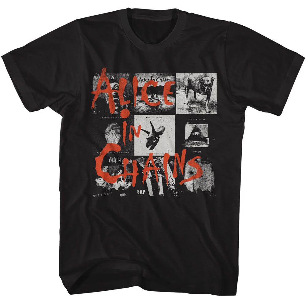 Summer 2026 New Alice And The Chain Band Design Unisexs Tshirt Fashion Hot Unisexs And Unisexs Same Style Round Neck Print Tshirt