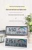 Multifunctional Large Screen LCD Clock: Living Room Digital Clock with Temperature & Humidity Display, Model 9554