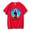 СМЕШНАЯ МУЖСКАЯ УНИСЕКС ФУТБОЛКА ANDREW TATE DADDY TOP G ПОДАРОК НА ДЕНЬ РОЖДЕНИЯ РОЖДЕСТВО винтажная Стиранная Растягивающаяся Удобная с графикой Немного