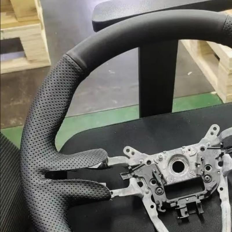 Car Steering Wheel Braid Cover Soft 100% Fit For Honda Civic 8th MK8 2005 2006 2007 2008-2011 Car Products Steering Wrap