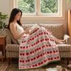 Luxury Yarn-Dyed Jacquard Cotton Bath Towel - Soft, Absorbent, Thick, and Large