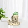 Cute Maid Silicone Flower  Mold Concrete Tick Silicone Candle Holder Mold Succulent Planter Cement Clay Mold