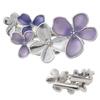Цветущая брошь-клипса скрывает предотвращает одежду нет и повреждение ткани женская (Сирень) - Открытия, Подглядывание, Застежка, Отверстия, Булавки, Нескользящий, Легкий,