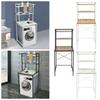 Washer and Dryer Storage Shelf 3-Tier Organizer Rack (Each Tier Load 22lbs) Balcony Towel Rack for Bathrooms Laundry Rooms