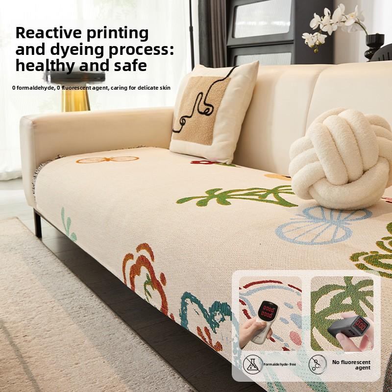 Simple And High-End Sofa Towel One-Piece Autumn And Winter Sofa Cover Universal Sofa Cushion For All Seasons Anti-Cat Scratch Sofa Cover
