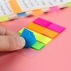 100/500/1000 шт. Разноцветные флуоресцентные наклейки Post It Закладки для книг Мемо-флажки Индексные листки Бумажные вкладки Post-it Липкие заметки