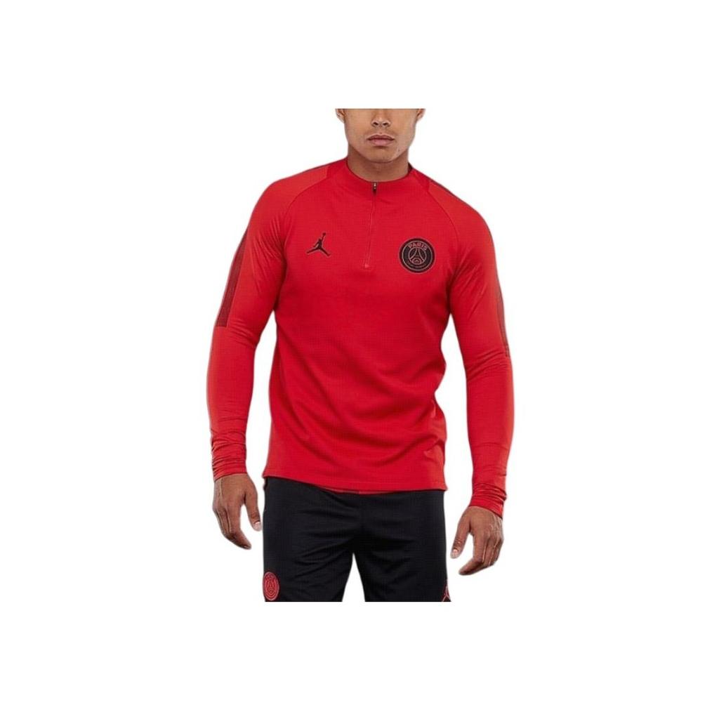 Jordan Мужская куртка с длинным рукавом и высоким воротом с логотипом, верхняя одежда красного цвета AQ0956-657