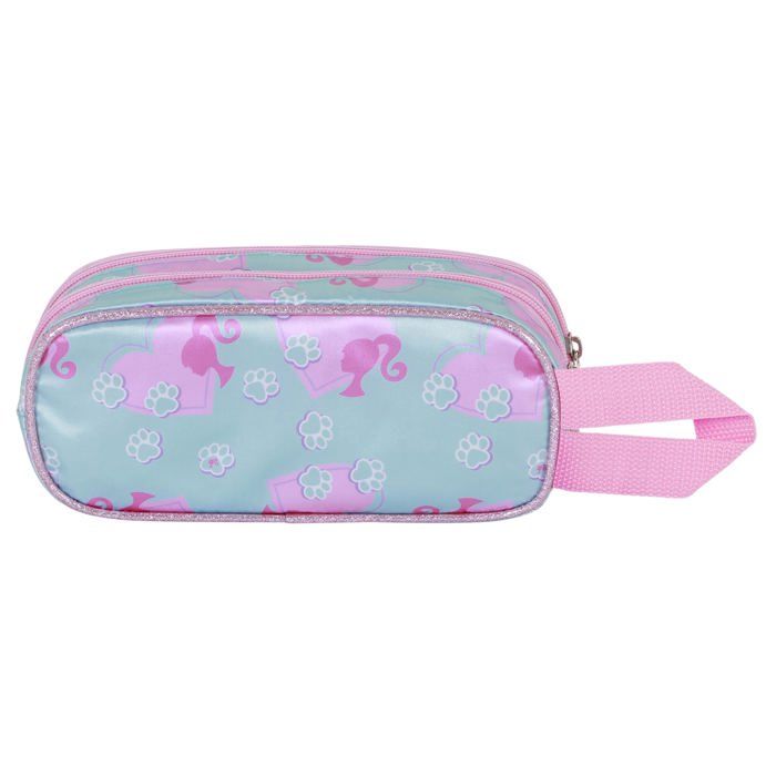 Trousse Double 3D - Barbie Pets - Rose - Taille Unique