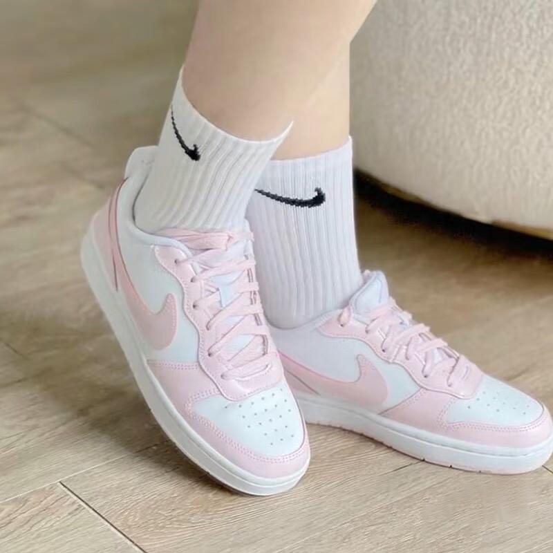 Nike Кроссовки для детей Nike Court Borough Low 2 SE GS White Pink Foam DQ0492-100