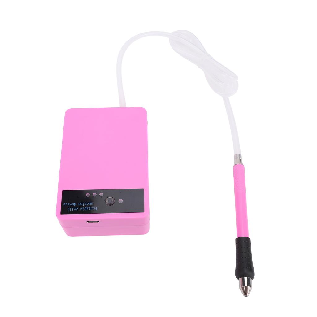Electric Art Painting Pen, 1500mAh Re able Vacuum Pump Pen with Storage Tray, Low Noise Art Vacuum Pen Tool Kit, No Wax N