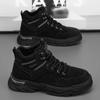 2024 New Men's Boots Fashion High Top Boots Outdoor Desert Combat Boot Non-slip Hiking Boots for Men Sneakers Botas Masculina