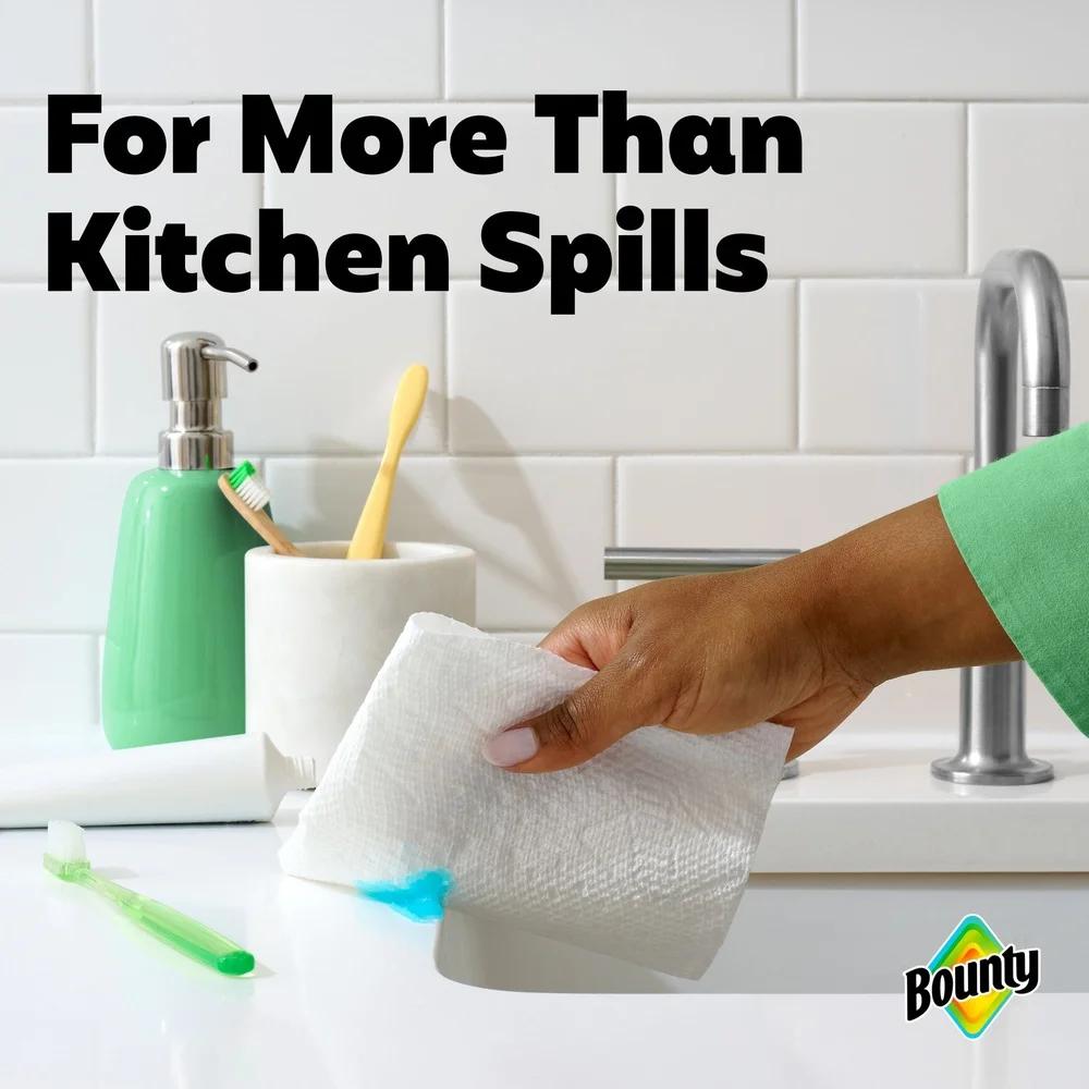 Mega Rolls Select-A-Size Paper Towels Ultra Absorbent Durable Diamond Texture Quickly Picks Up Spills Messes Perfect Home Tasks