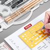 Mechanical Engineering Drafting Drawing Tool Set Industrial Design Toolkit with Pencil Sharpener Art Knife Rulers Compass Drawing Template