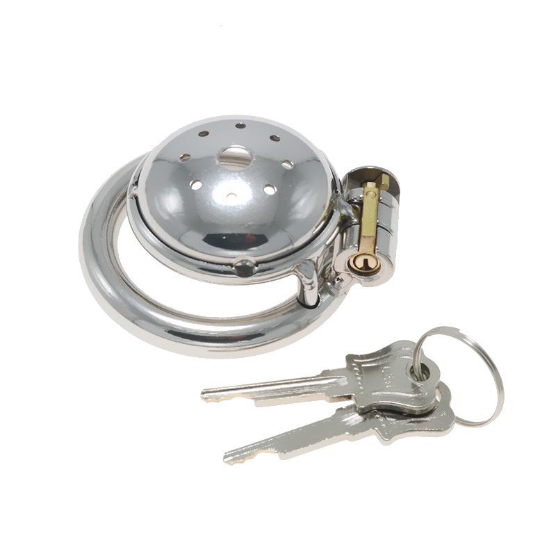 Нержавеющая сталь CBQ замок клетка для пениса целомудрие устройство CB целомудрие замок ложная мать устройство игрушка для взрослых секс-инструмент