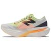 Женские кроссовки FuelCell SuperComp Elite v4 White Lime Mango, отбеленные, лаймовые, светящиеся, Hot-Mango, WRCELLA4