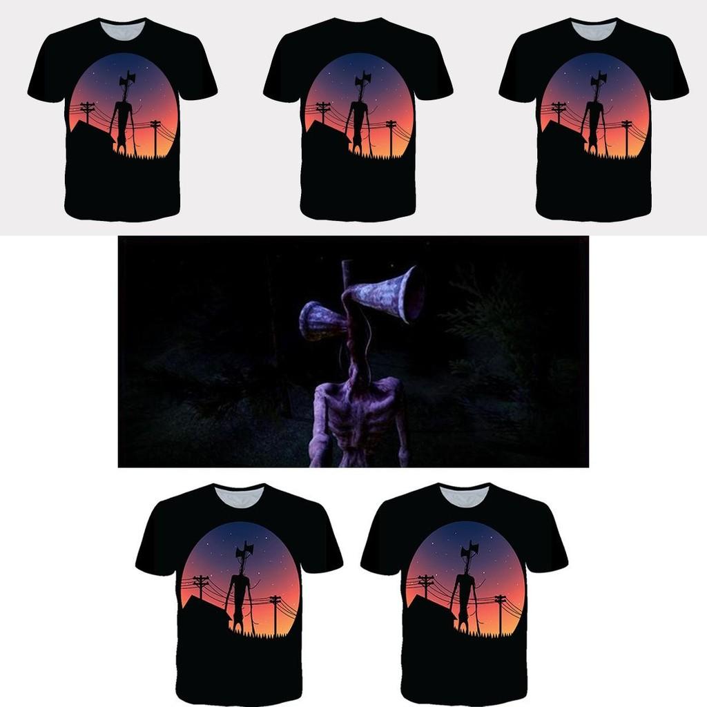 Детская футболка с изображением инопланетного монстра Сиреноголового, ужасающего персонажа городской легенды